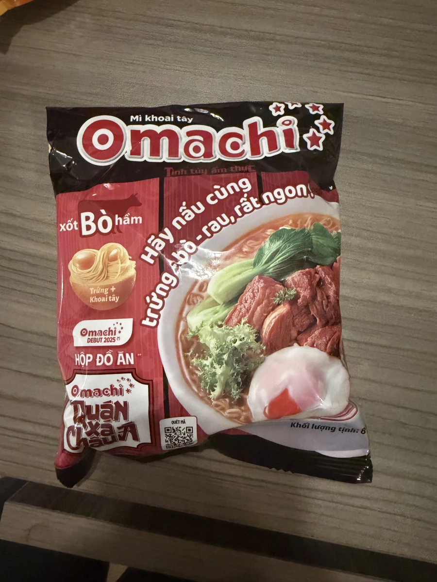 越南 Omachi 紅酒燉牛肉風味泡麵