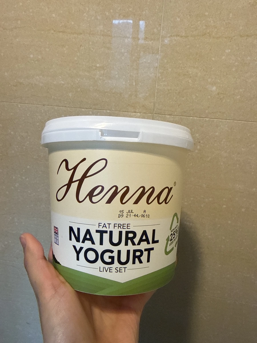 Henna 天然脫脂優格