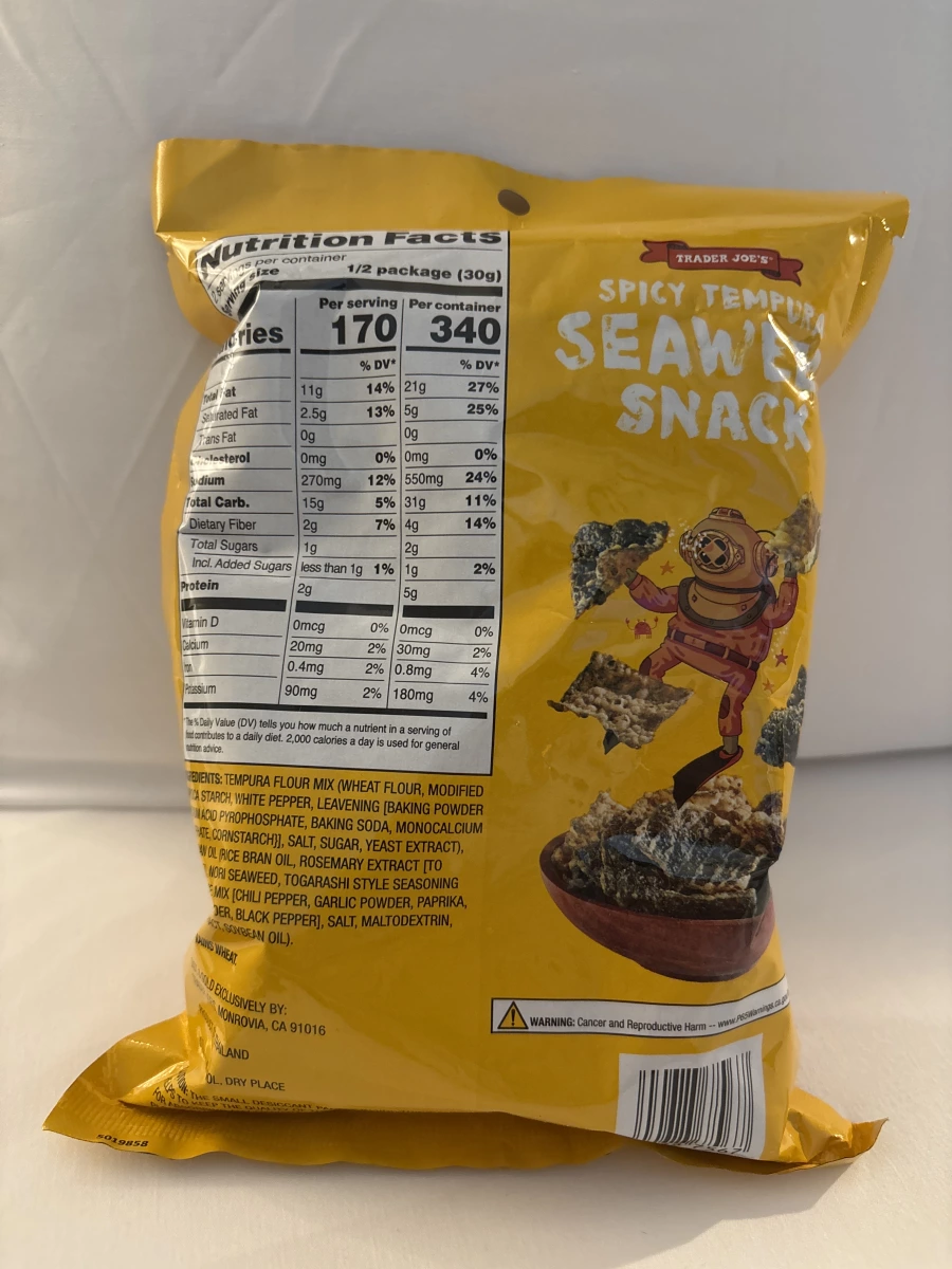 Trader Joe's 辣味天婦羅海苔脆片