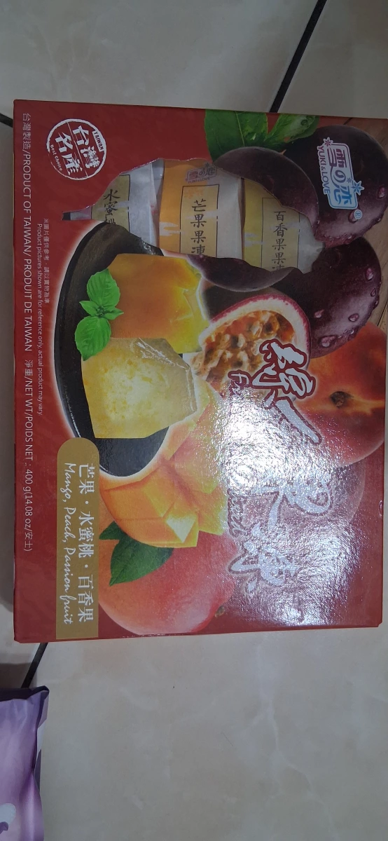 雪之戀綜合果凍（芒果、水蜜桃、百香果）