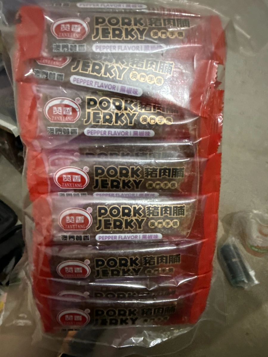 澳門贊香黑椒味豬肉脯