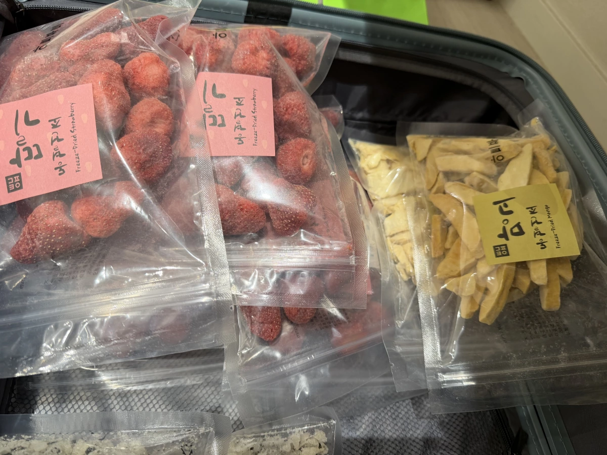 冷凍乾燥草莓、冷凍乾燥芒果