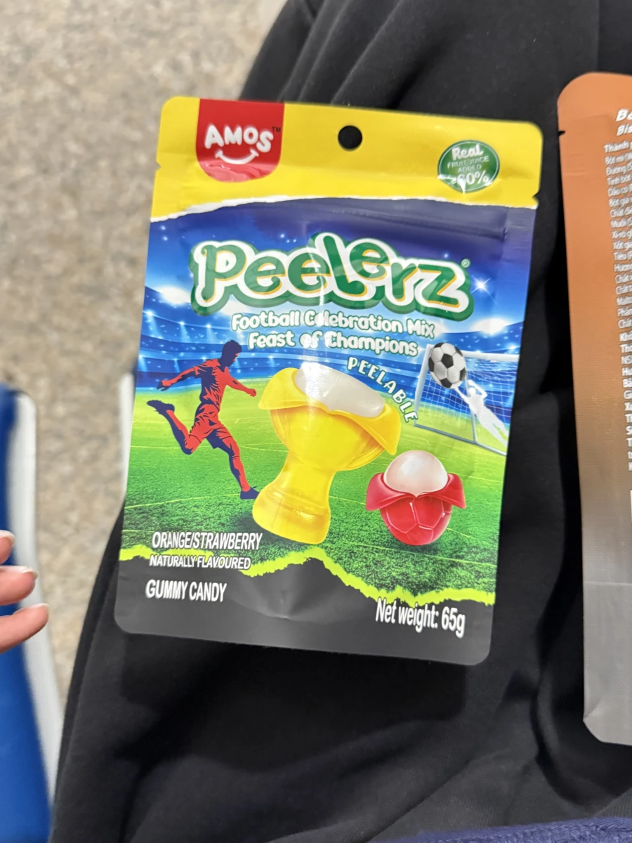 AMOS Peelerz 足球造型軟糖