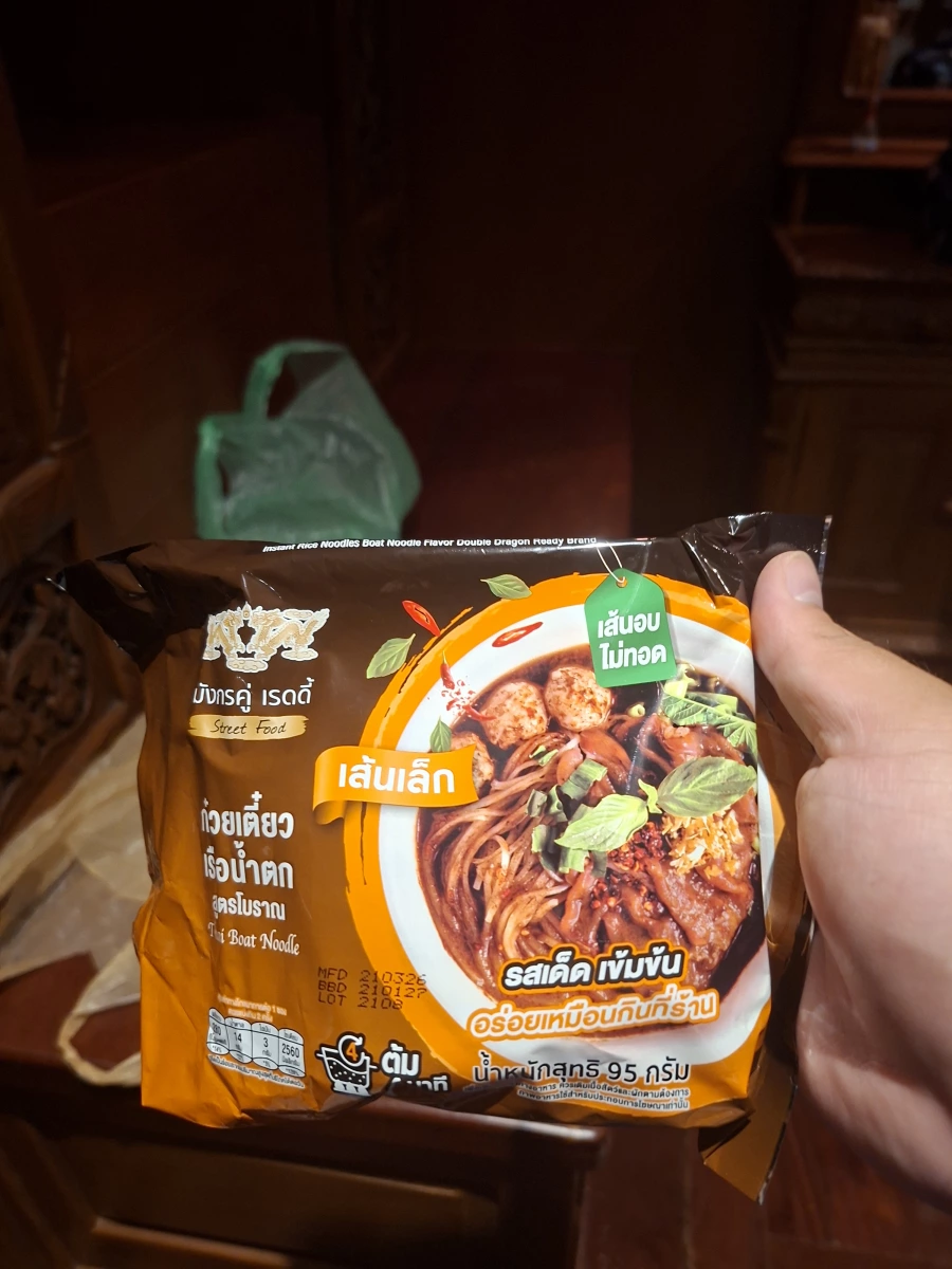 泰國雙龍牌即食船麵