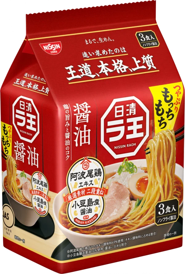 日清拉王醬油口味泡麵