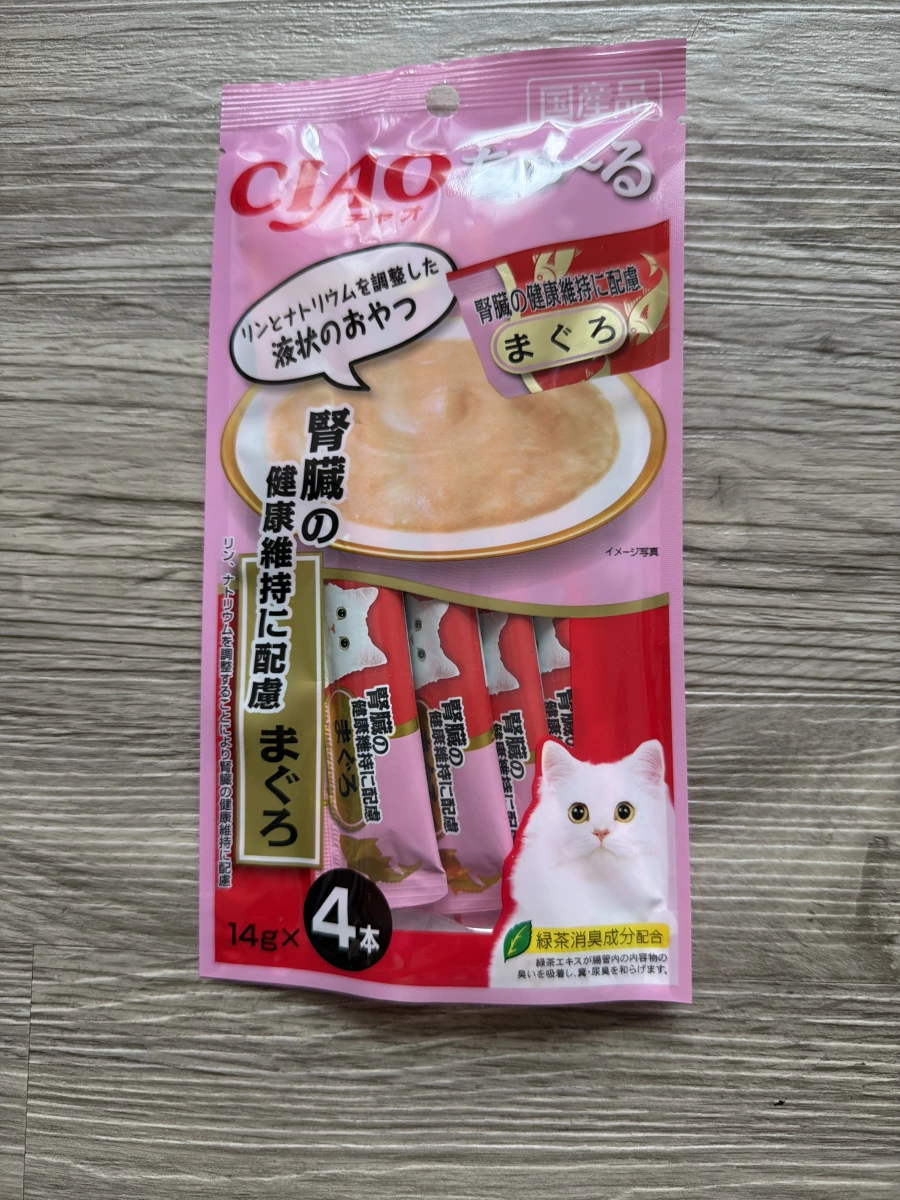 CIAO 啾嚕貓肉泥（鮪魚口味 - 腎臟健康配方）