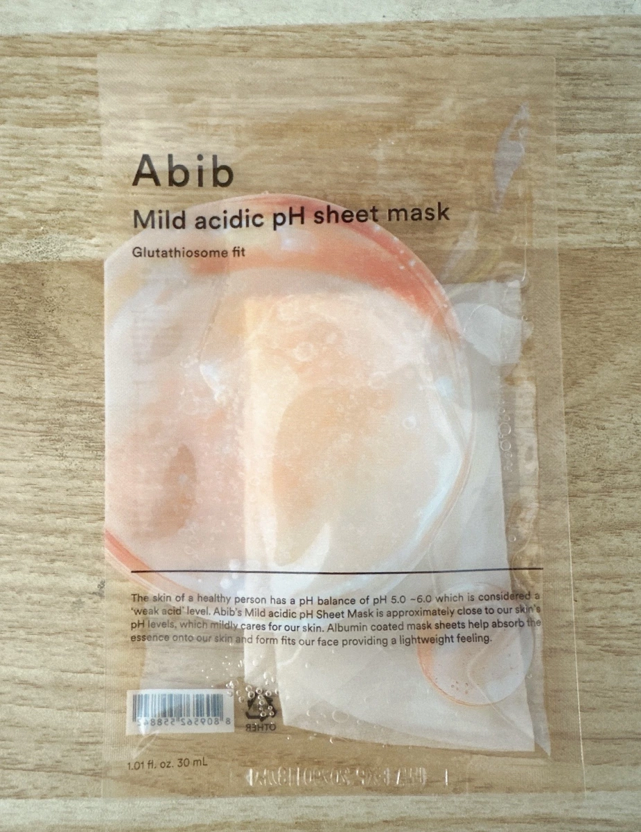 Abib 弱酸性 pH 值面膜