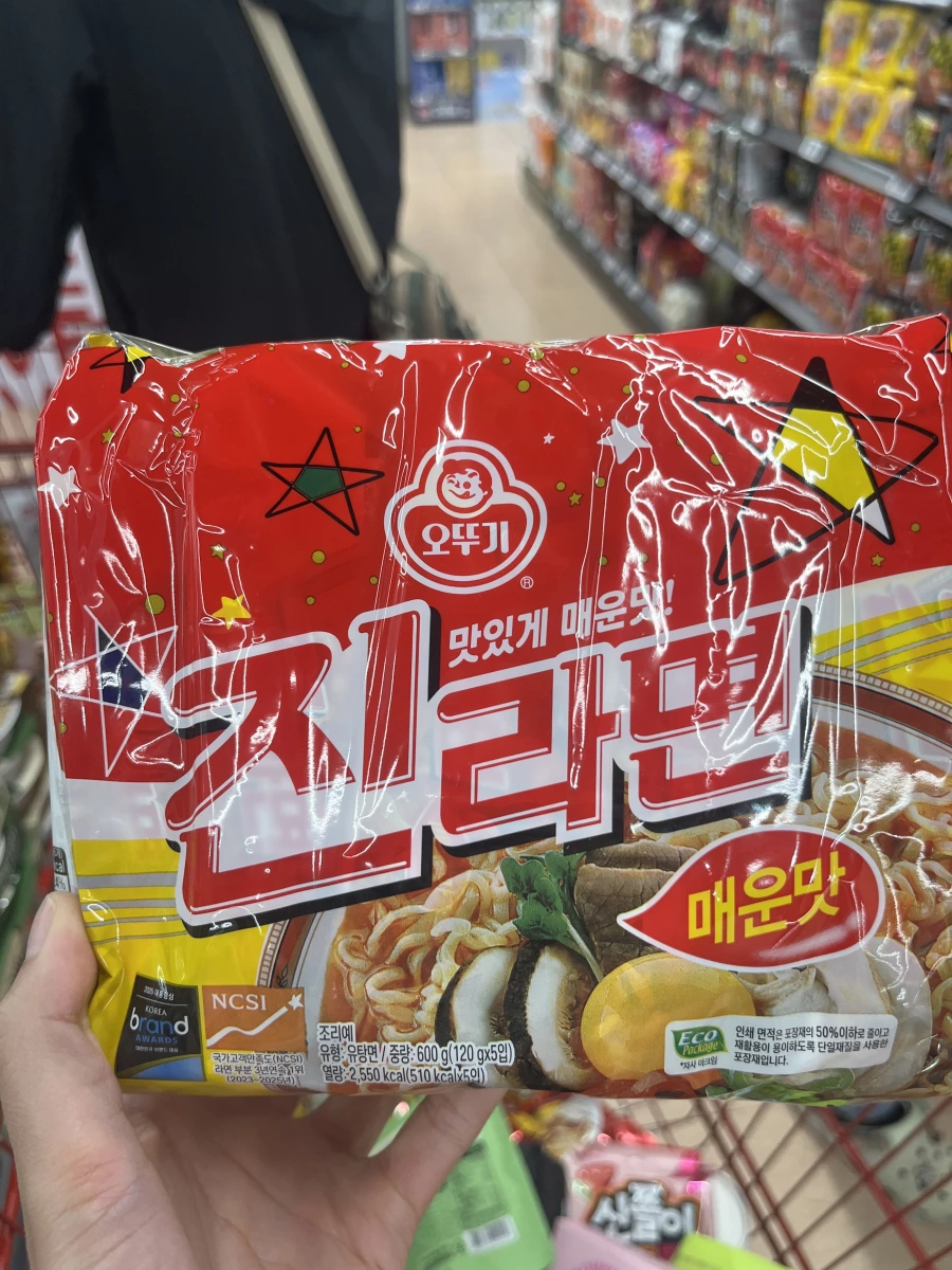 不倒翁 Ottogi 金拉麵 辛辣味