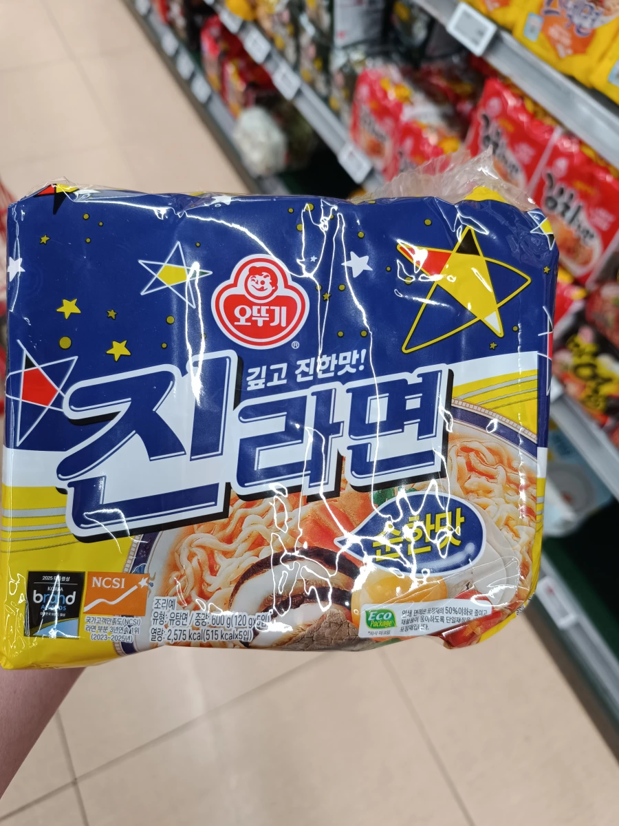 韓國不倒翁真拉麵 (Jin Ramen) 原味