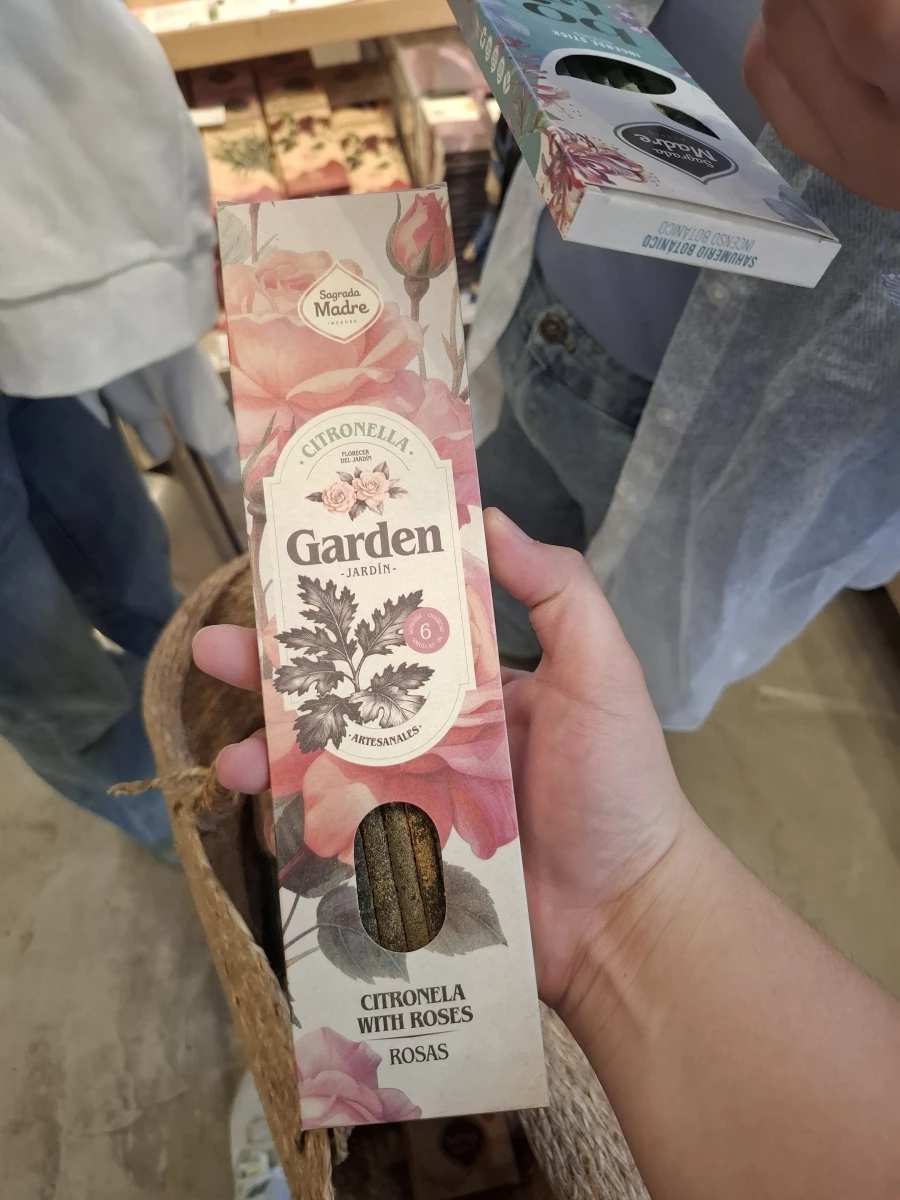 Sagrada Madre 香茅玫瑰手工線香、Sagrada Madre 植物香薰盒