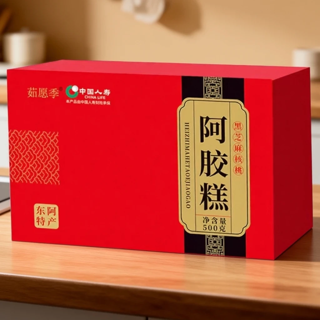 阿膠糕（黑芝麻核桃口味）