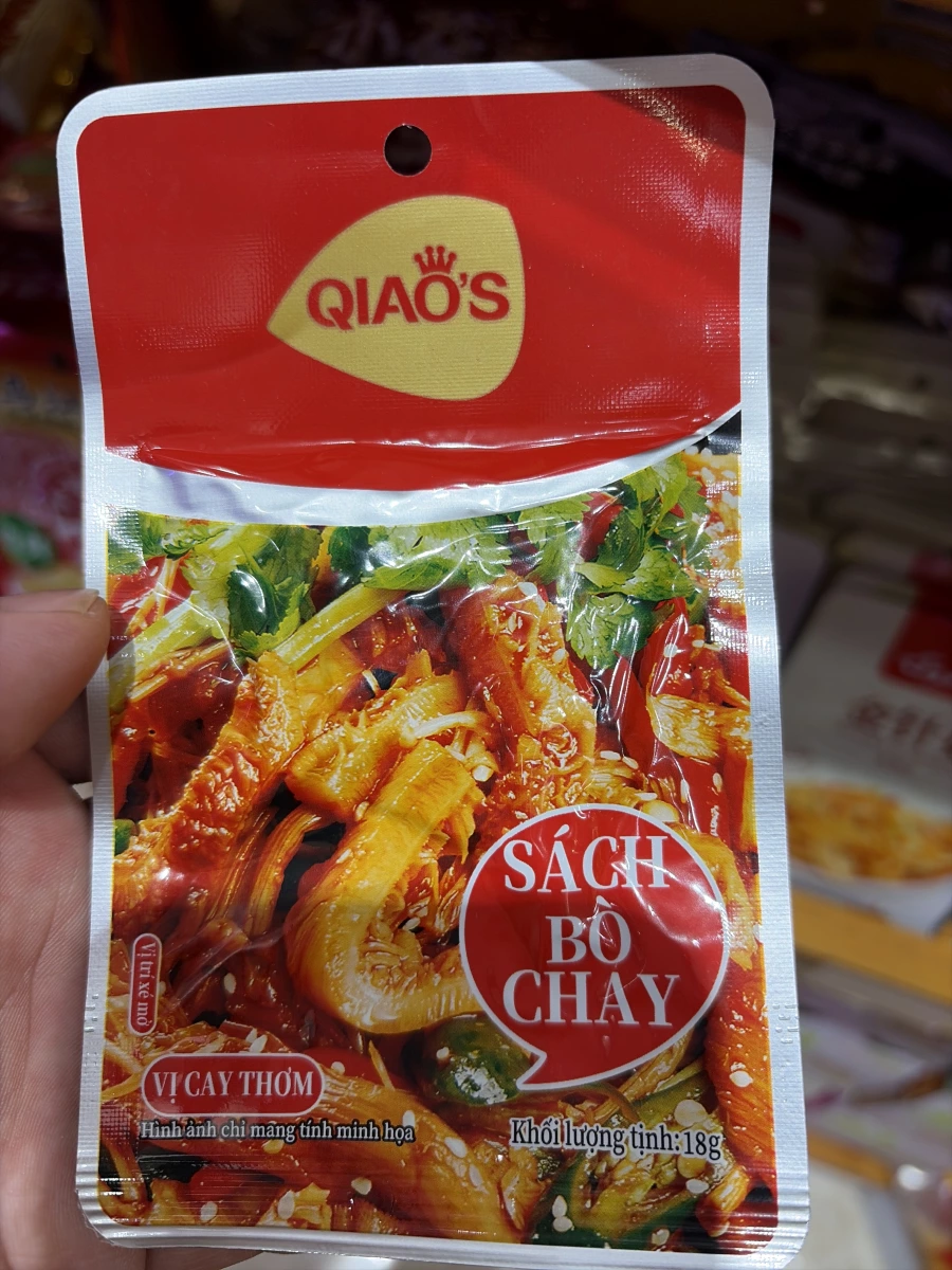 QIAO'S 巧娃素牛百葉 (Sách Bò Chay)