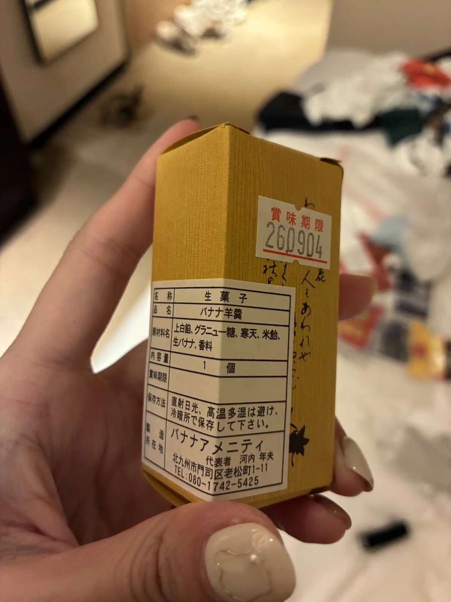 日本香蕉羊羹