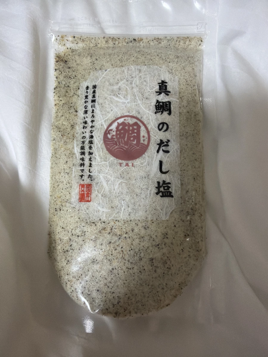 真鯛高湯鹽 (真鯛のだし塩)