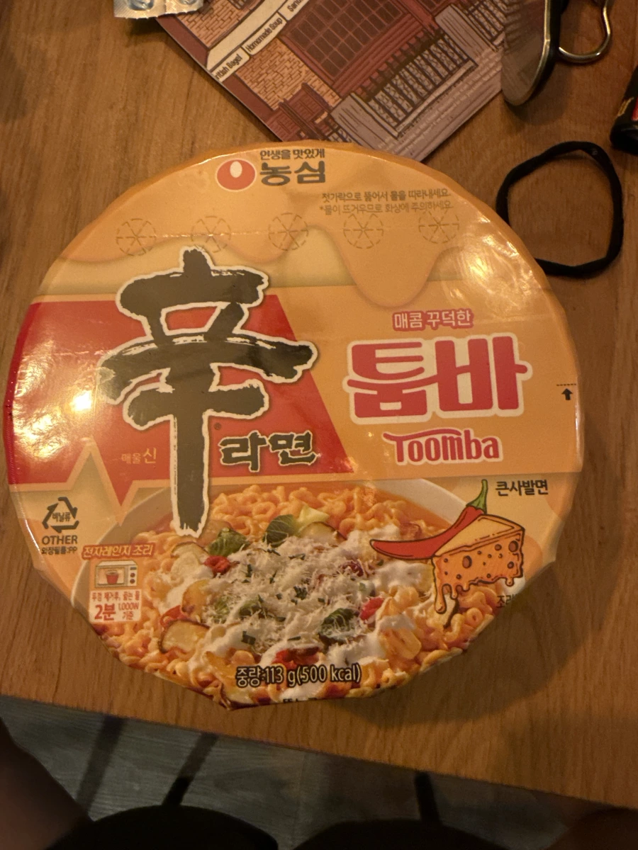 農心辛拉麵 Toomba 奶油起司風味大碗麵