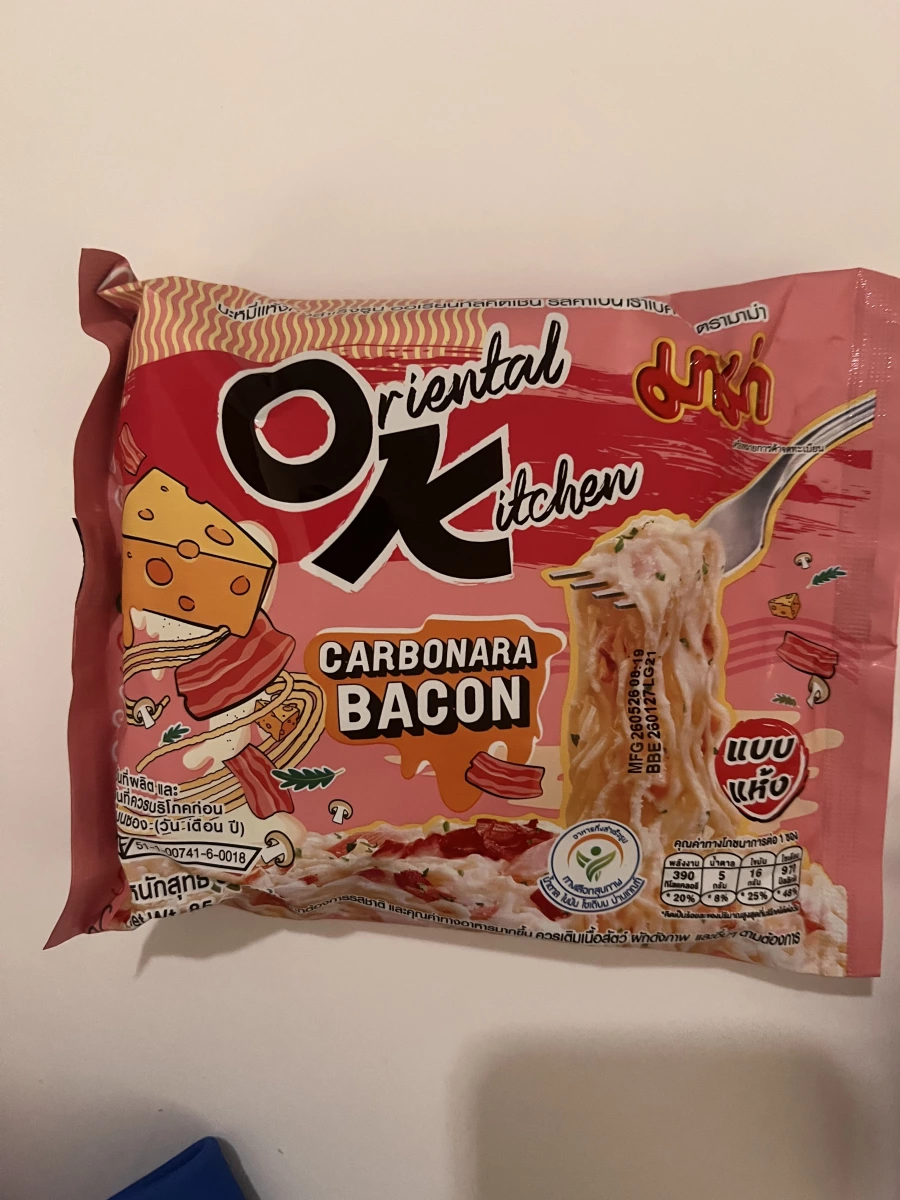 泰國 MAMA Oriental Kitchen 培根蛋奶風味泡麵