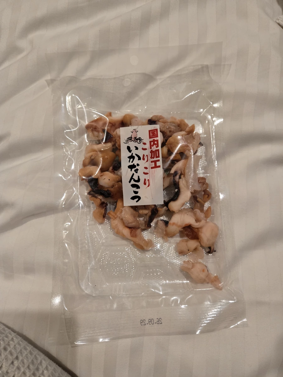 日本魷魚軟骨乾 (いかなんこつ)