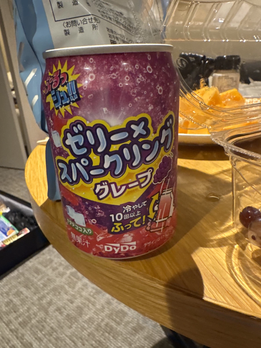 DyDo 葡萄果凍碳酸飲品