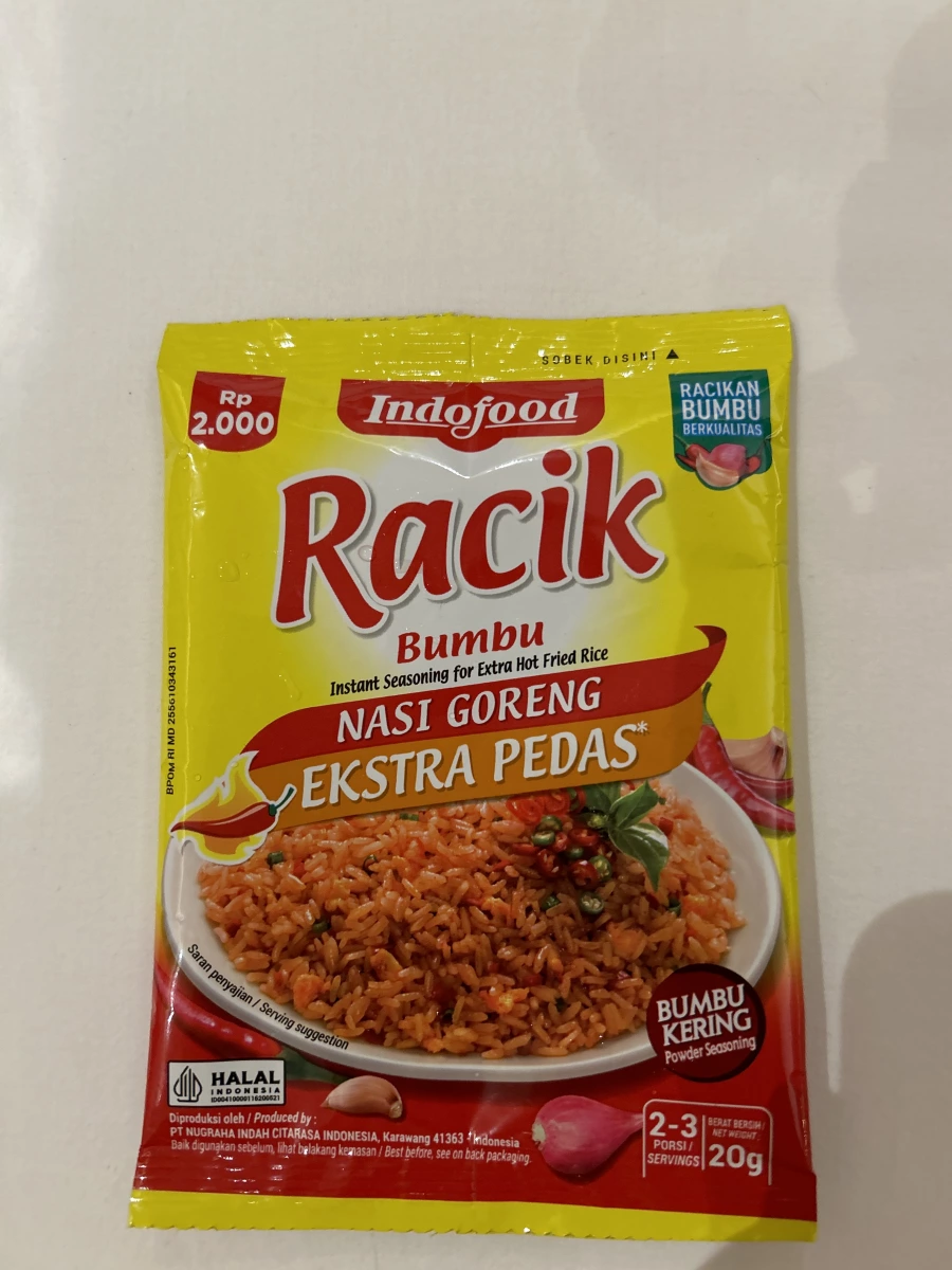 Indofood Racik 特辣炒飯調味料