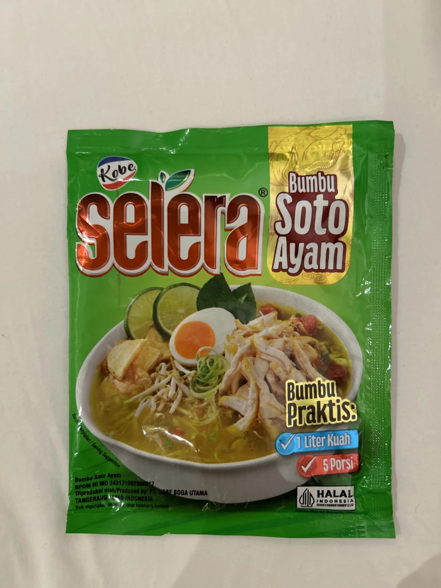 Kobe Selera 印尼雞湯風味調味包 (Bumbu Soto Ayam)
