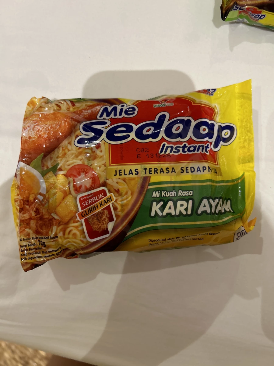 Mie Sedaap 喜達泡麵（咖哩雞口味）