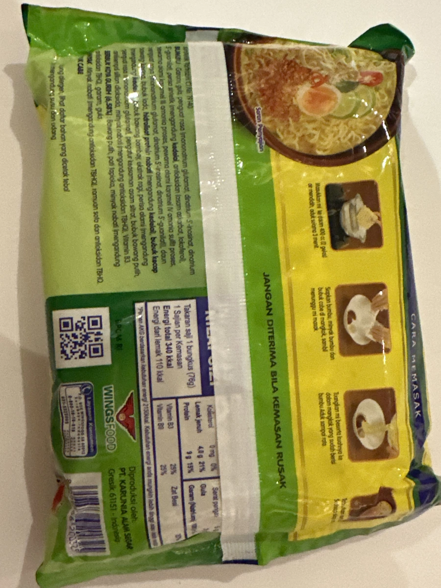 Mie Sedaap Instant Rasa Soto