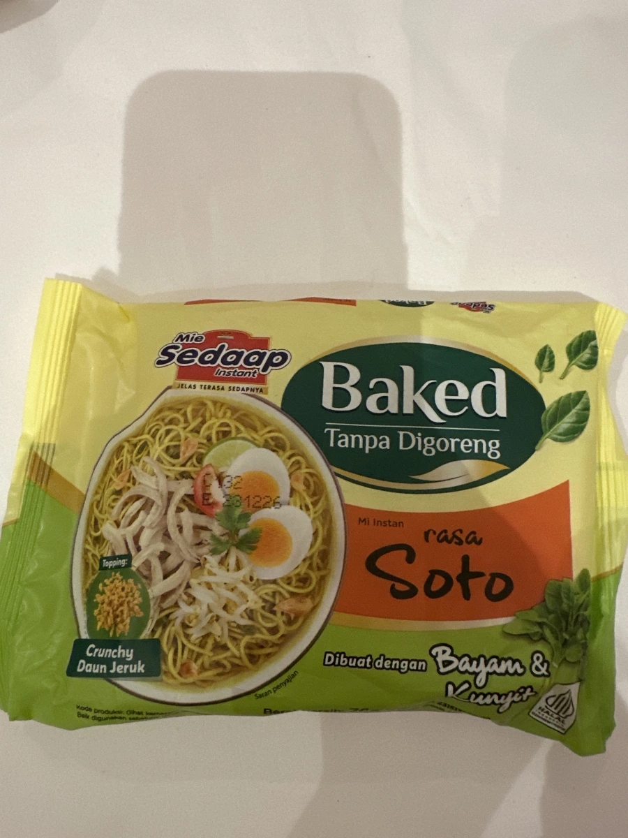 Mie Sedaap Baked 泡麵 (Soto 風味)