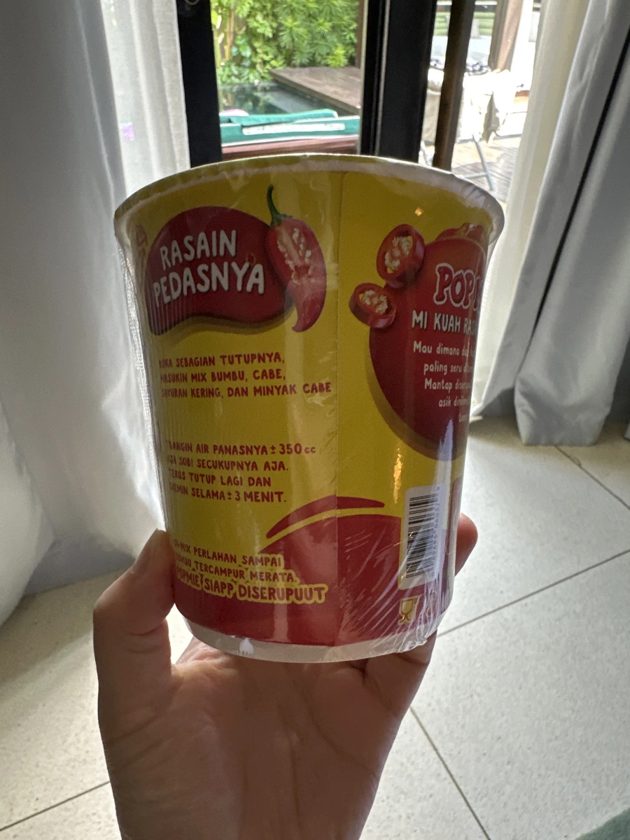Indomie POP MIE 辣味杯麵