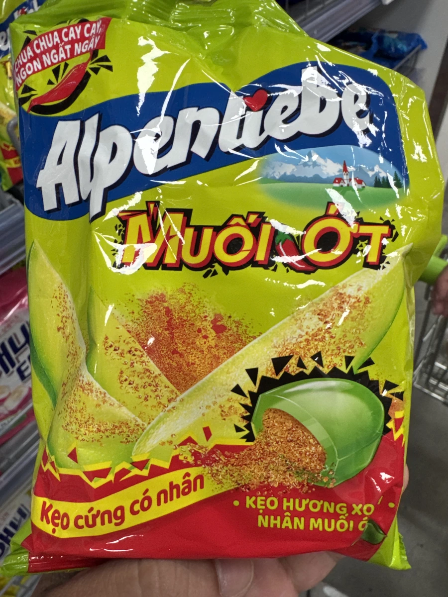 Alpenliebe 芒果鹽辣椒夾心硬糖