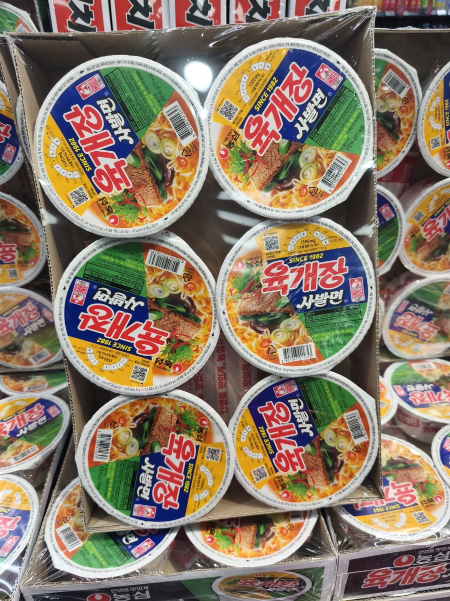 韓國農心辣牛肉湯碗麵