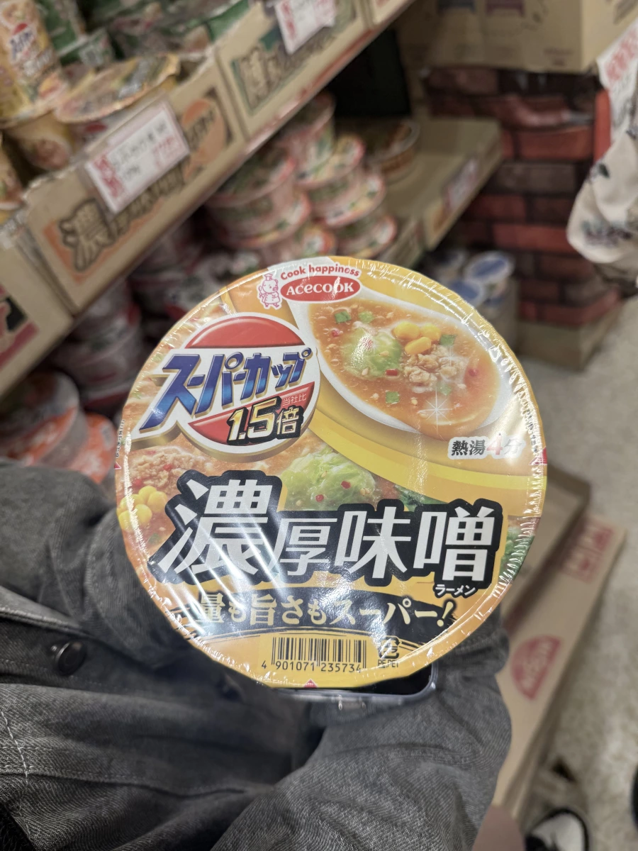 Acecook Super Cup 1.5倍 濃厚味噌拉麵