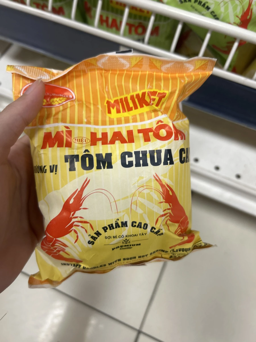 MILIKET 越南雙蝦酸辣泡麵