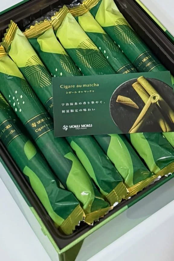 YOKU MOKU 抹茶雪茄薄餅