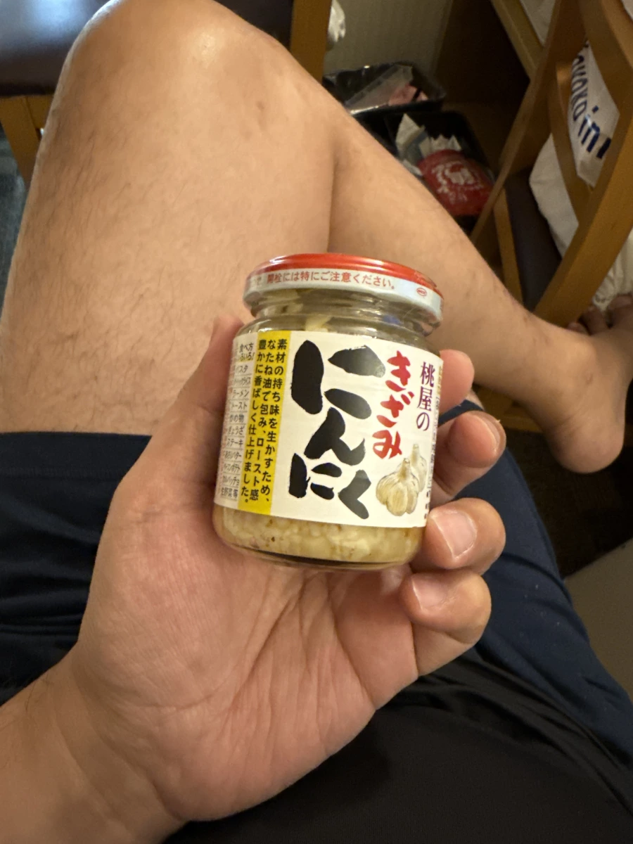 桃屋香料碎大蒜 (Momoya Minced Garlic)