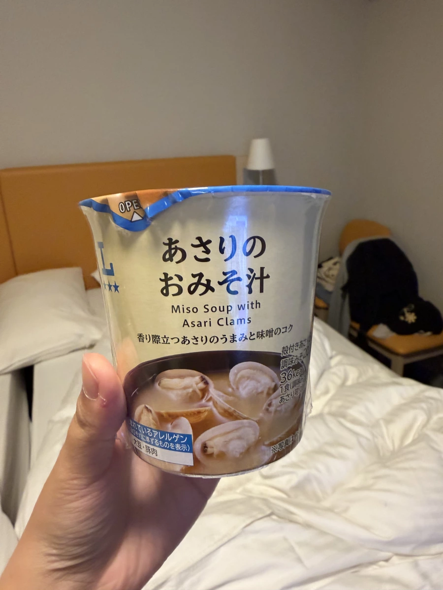 Lawson 帶殼蛤蜊味噌湯