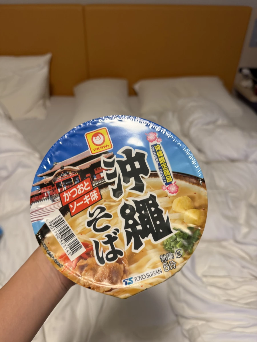 東洋水產沖繩限定泡麵（沖繩蕎麥麵）