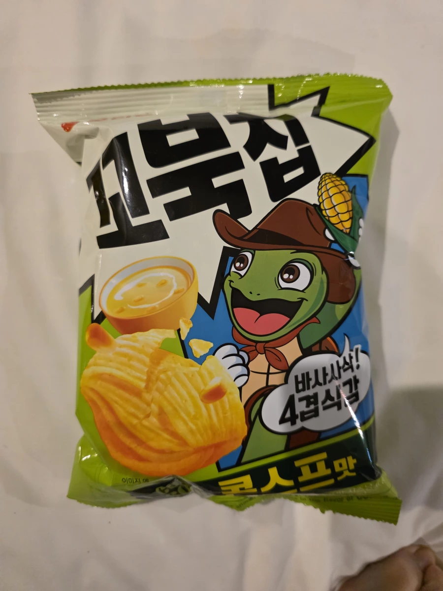 好麗友烏龜餅乾玉米濃湯味