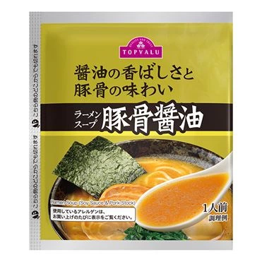 TOPVALU 豚骨醬油拉麵湯包