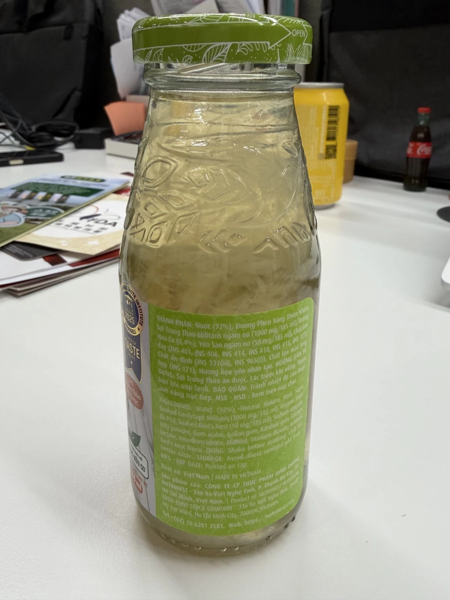 越南 Nutrinest 蟲草燕窩飲