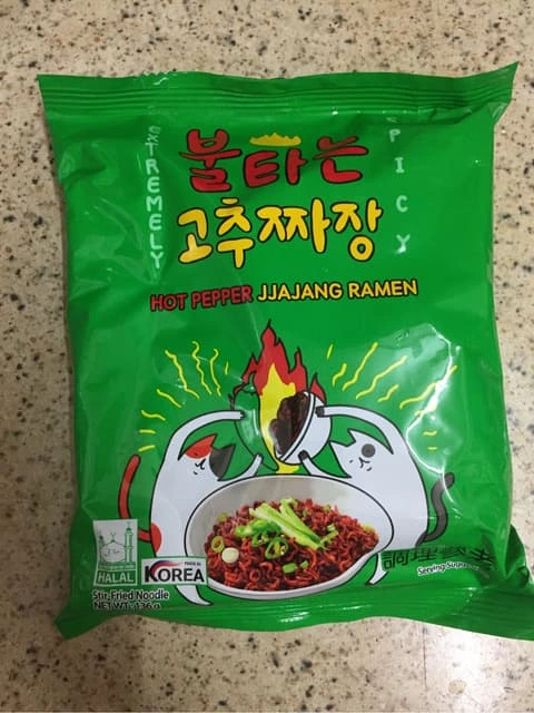 韓國火辣辣椒炸醬麵
