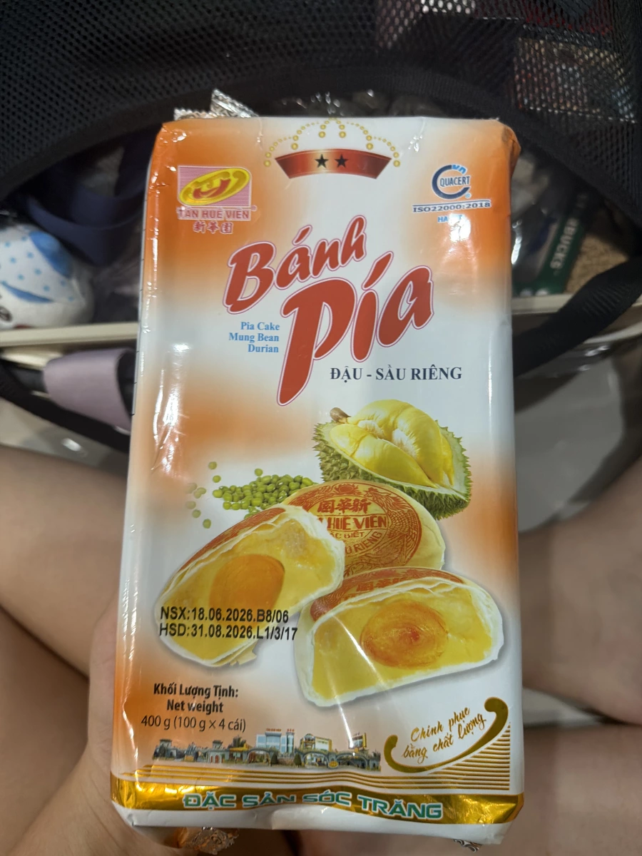 越南新華園綠豆榴槤餅 (Bánh Pía)