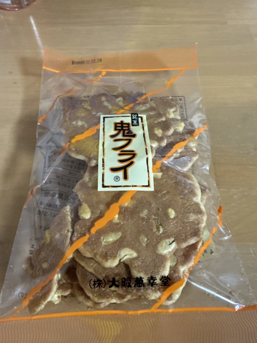 大阪萬幸堂 鬼フライ (Oni Fry) 餅乾