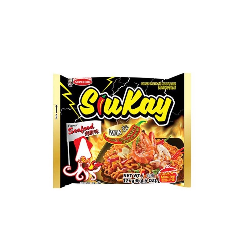 Acecook SiuKay 辣味炒麵（海鮮味）