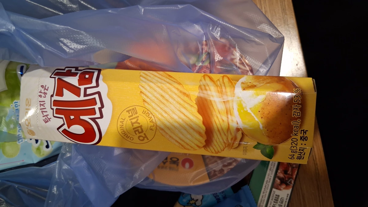 韓國好麗友預感烘焙薯片原味
