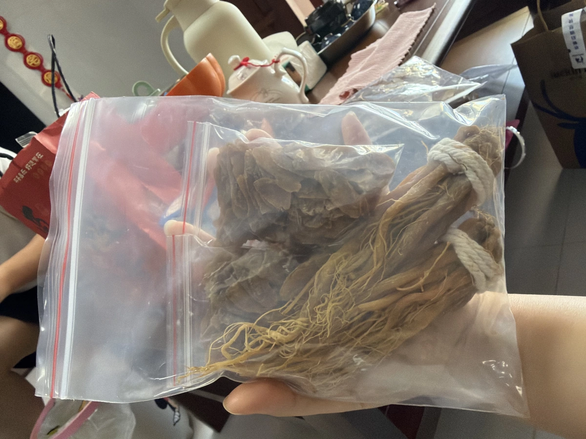 乾燥人參、乾燥植物切片