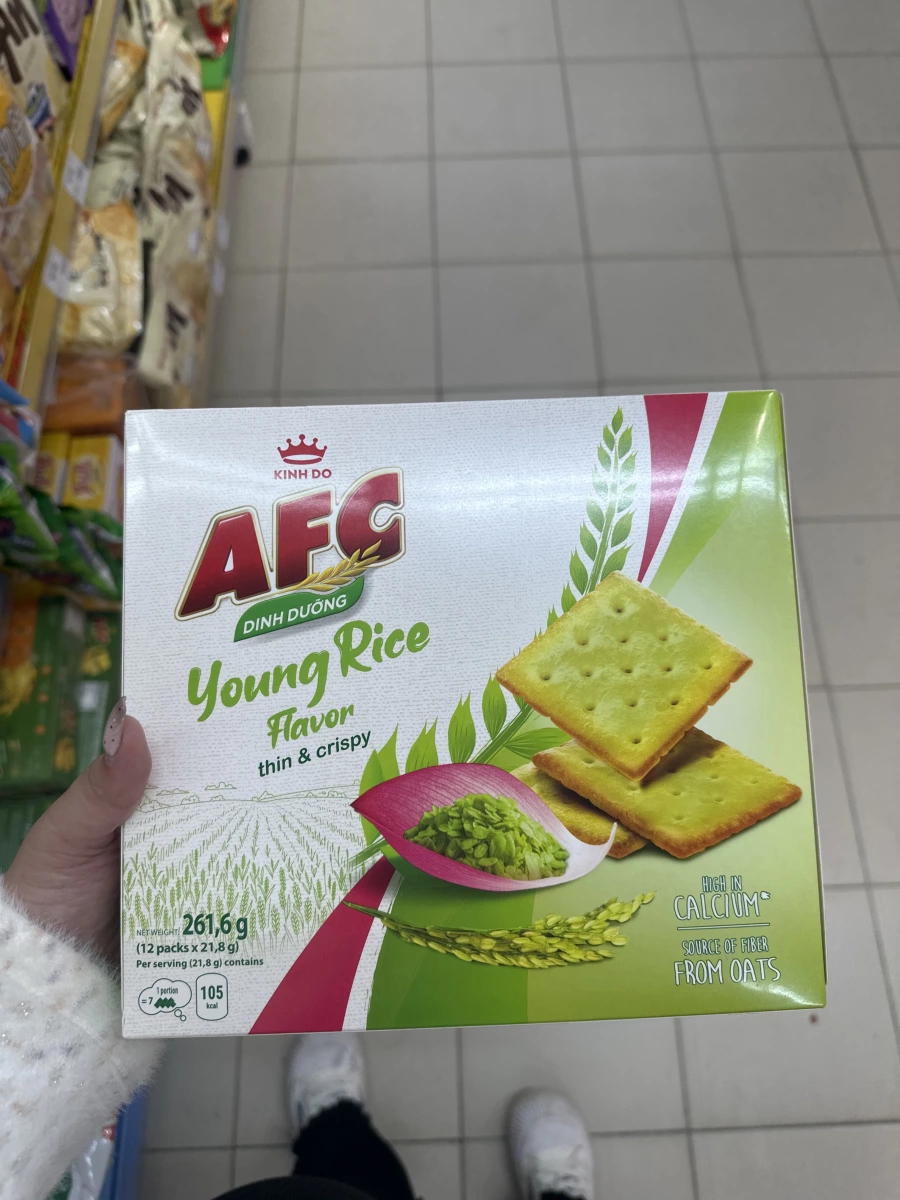 越南 Kinh Do AFC 青米口味營養餅乾