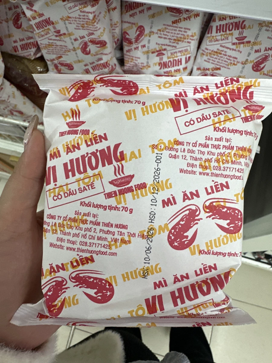 越南 Vị Hương 蝦味沙茶泡麵