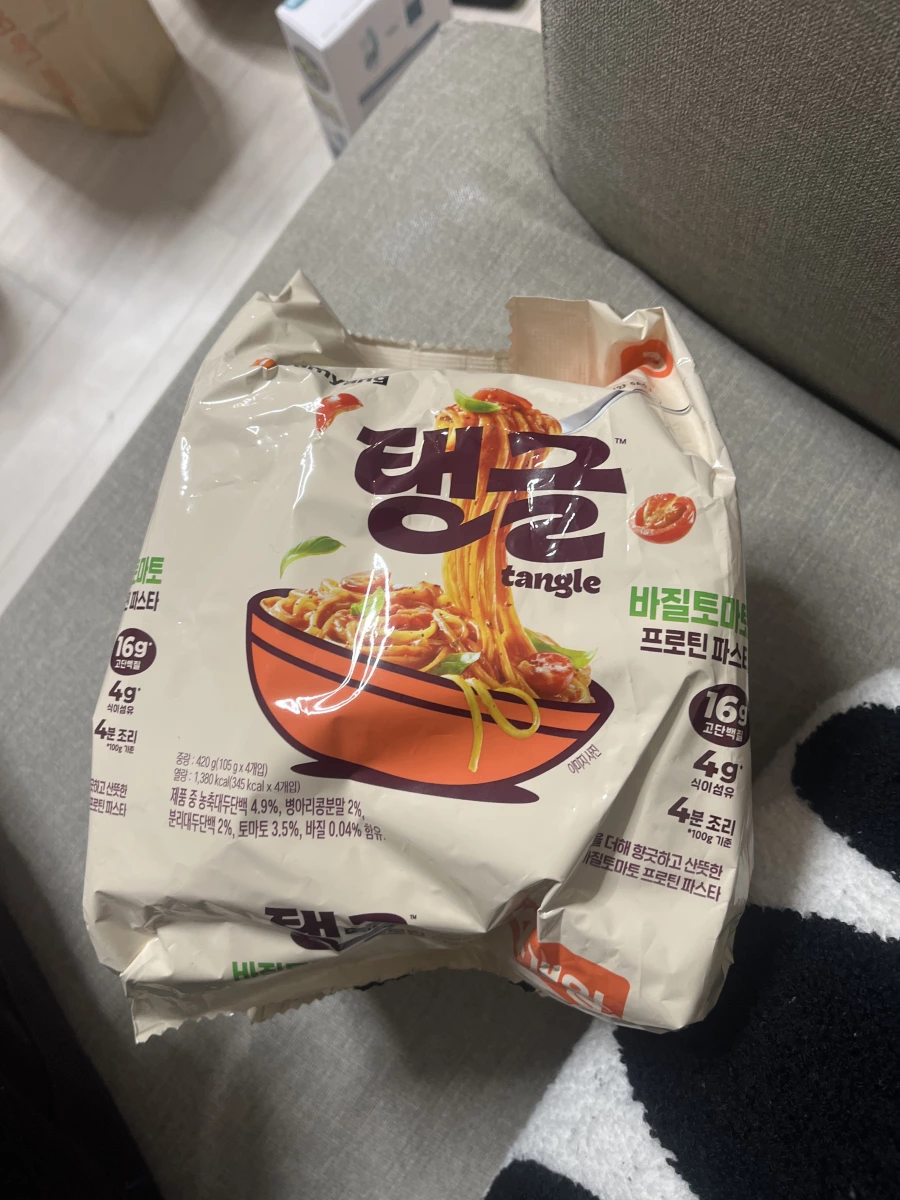 韓國三養 Tangle 羅勒番茄蛋白質義大利麵