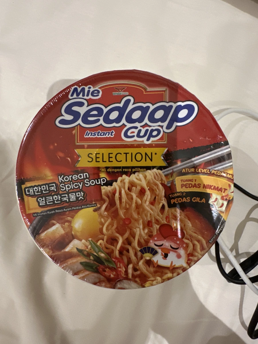 Mie Sedaap Korean Spicy Soup 杯麵