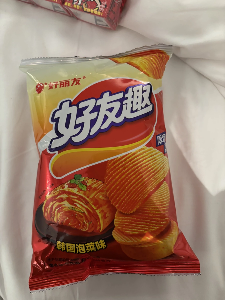 好麗友好友趣厚切洋芋片韓國泡菜味